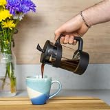 Café Olé Style Cafetiere 350ml 1 Cup Plastic Glass Black VMP-03F view 6