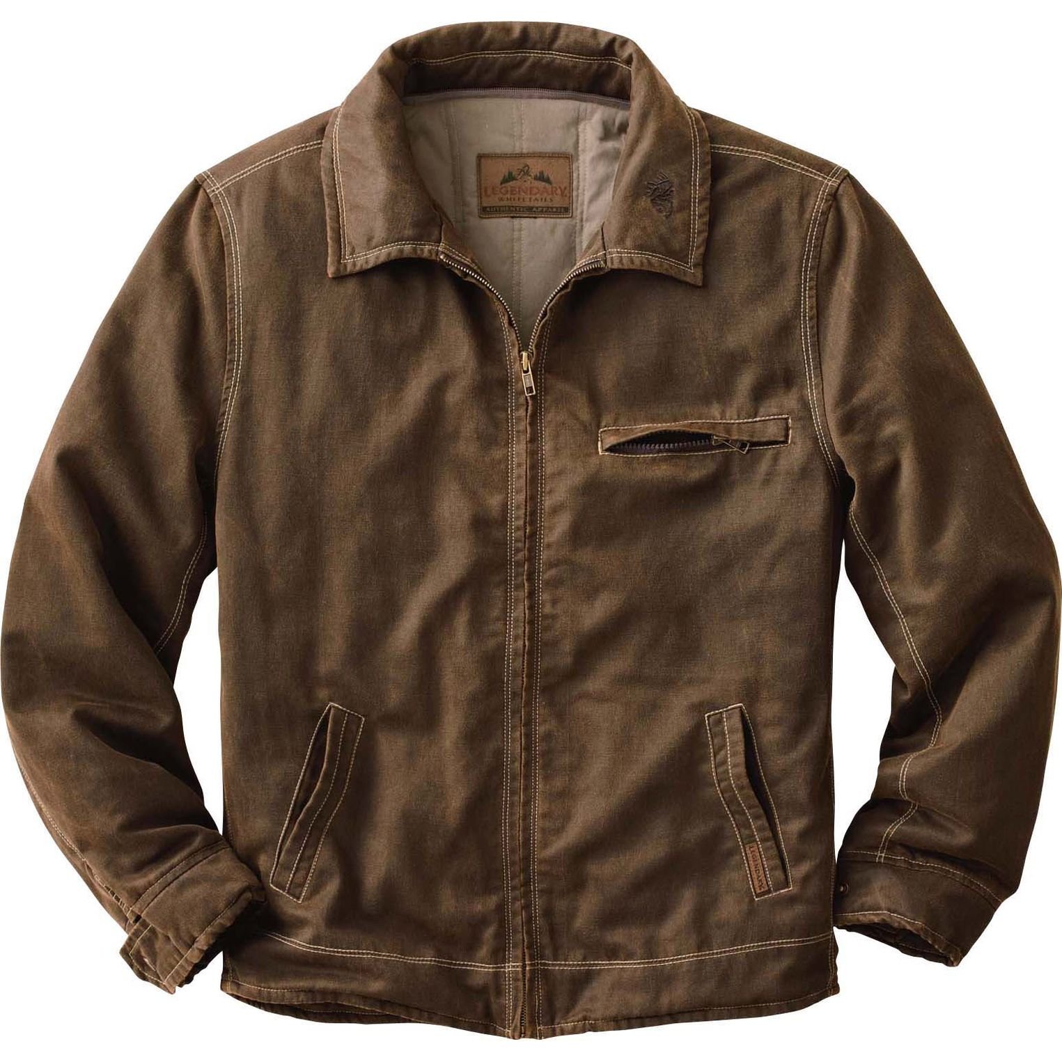 Men's Rugged Full Zip Dakota Jacket Denim Fit