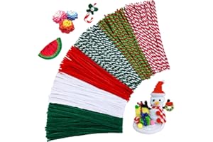 GIWRMU 300 Pieces Pipe Cleaners Craft Set, Pipe Cleaners Chenille Stems, Multi-Color Fuzzy Sticks for Craft DIY Art Projects Creative Decorations