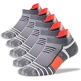 Kodal Ankle Compression Socks, Copper Yarn Low Cut Training Socks, Odor Free Moisture-wicking Arch Support Cushion