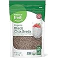 Amazon Fresh, Organic Black Chia Seeds, 1 Lb (Previously Happy Belly, Packaging May Vary)