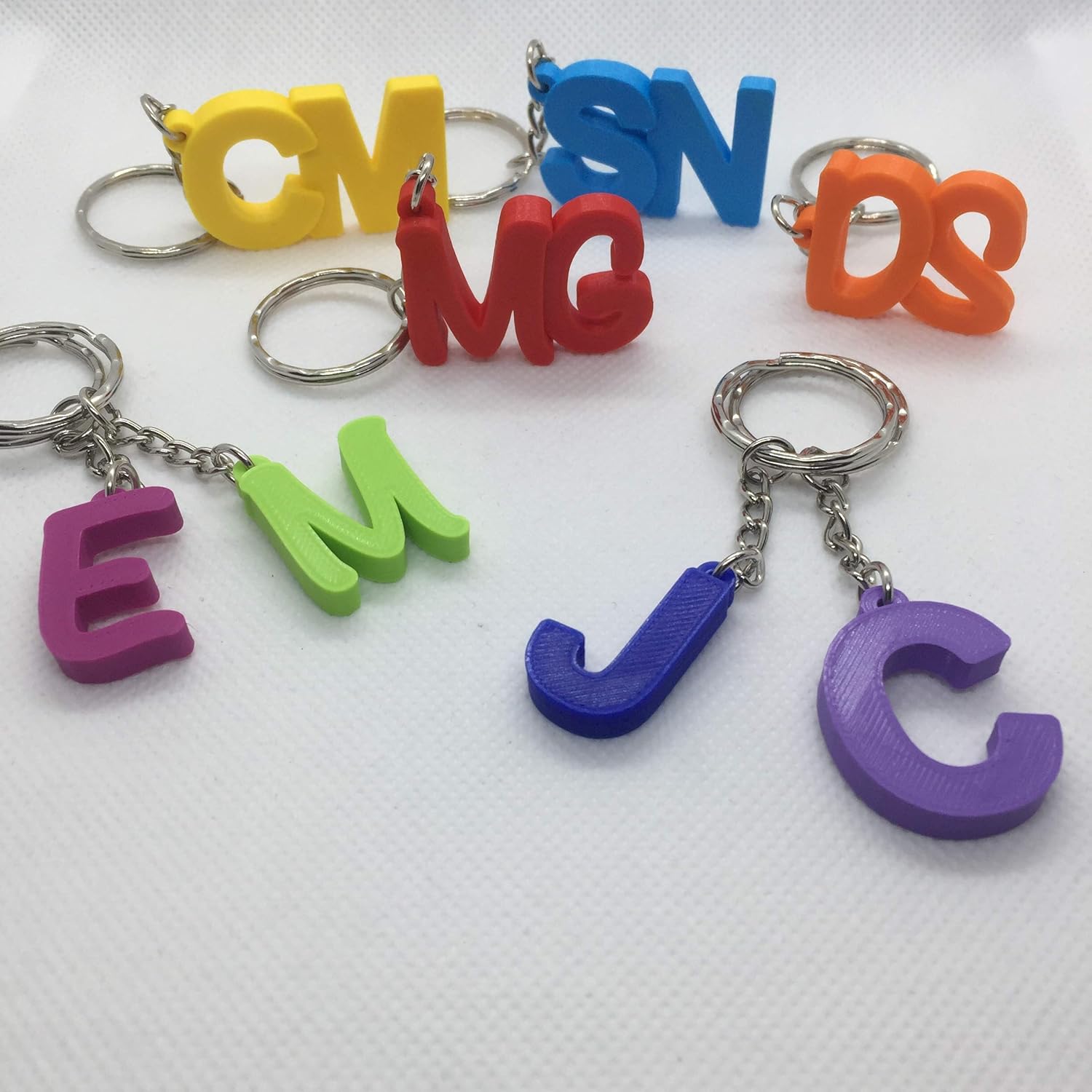 Personalised Initial Keyring, Party 