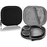 Linkidea Headphones Carrying Case Compatible with AKG Y500, Y50BT, Sony WH-CH520, Philips TAUH202BK Case, Protective Hard Shell Travel Bag with Cable, Charger Storage (Black)