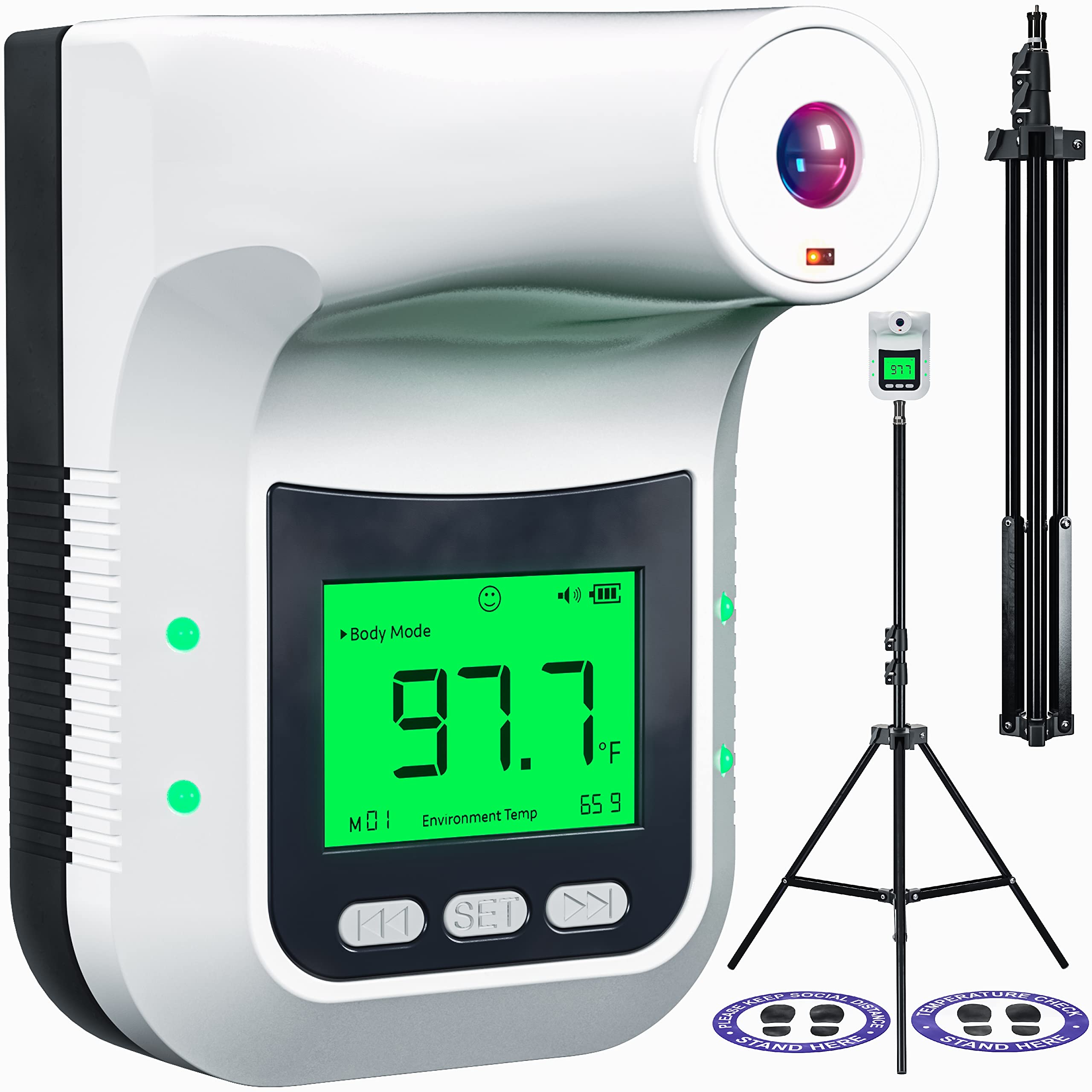LPanache K3 Non Contact Infrared Thermometer Wall Mount Forehead Thermometer 22362596173