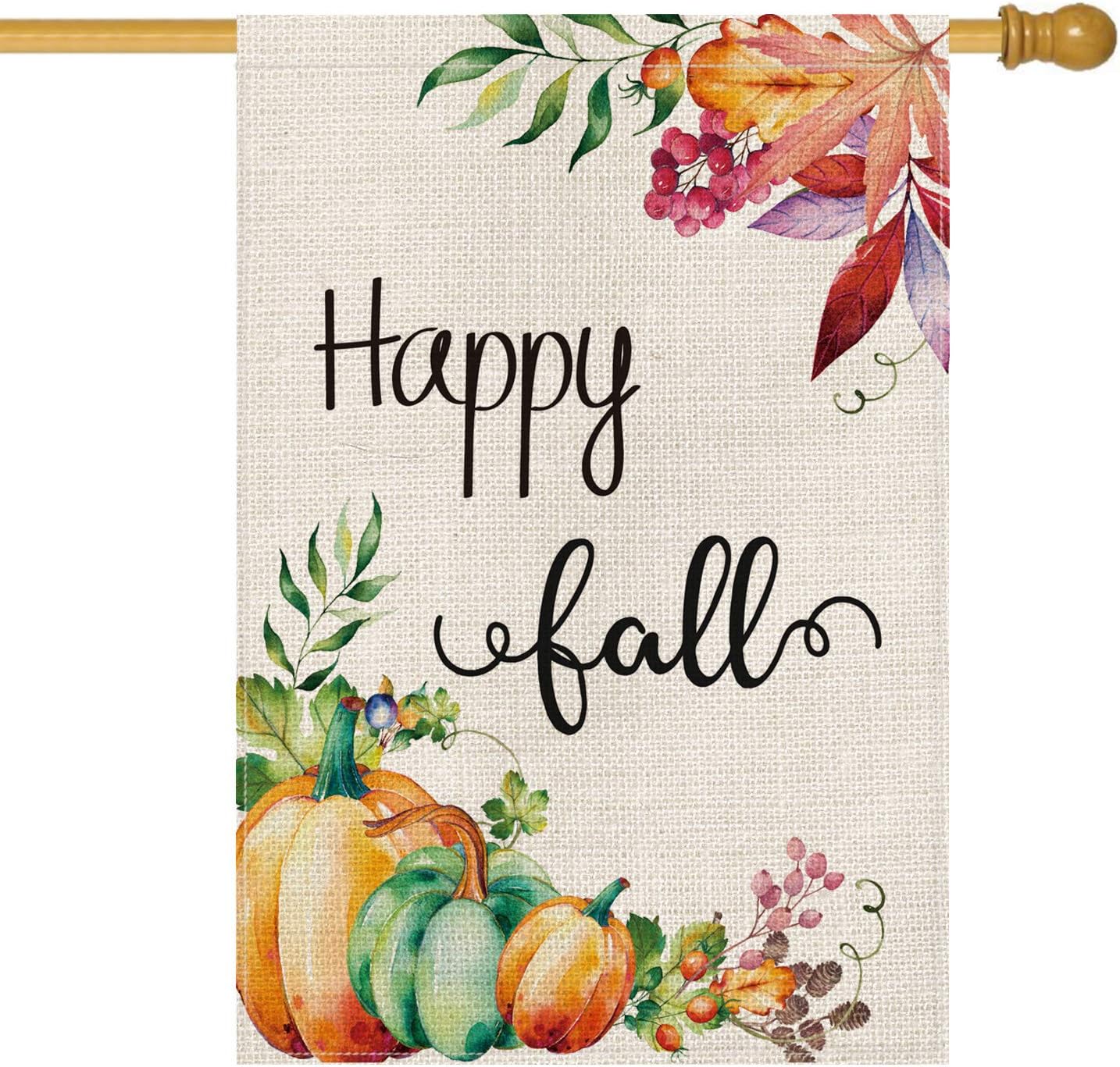 Best Fall Garden Flags Buffalo Check And Burlap