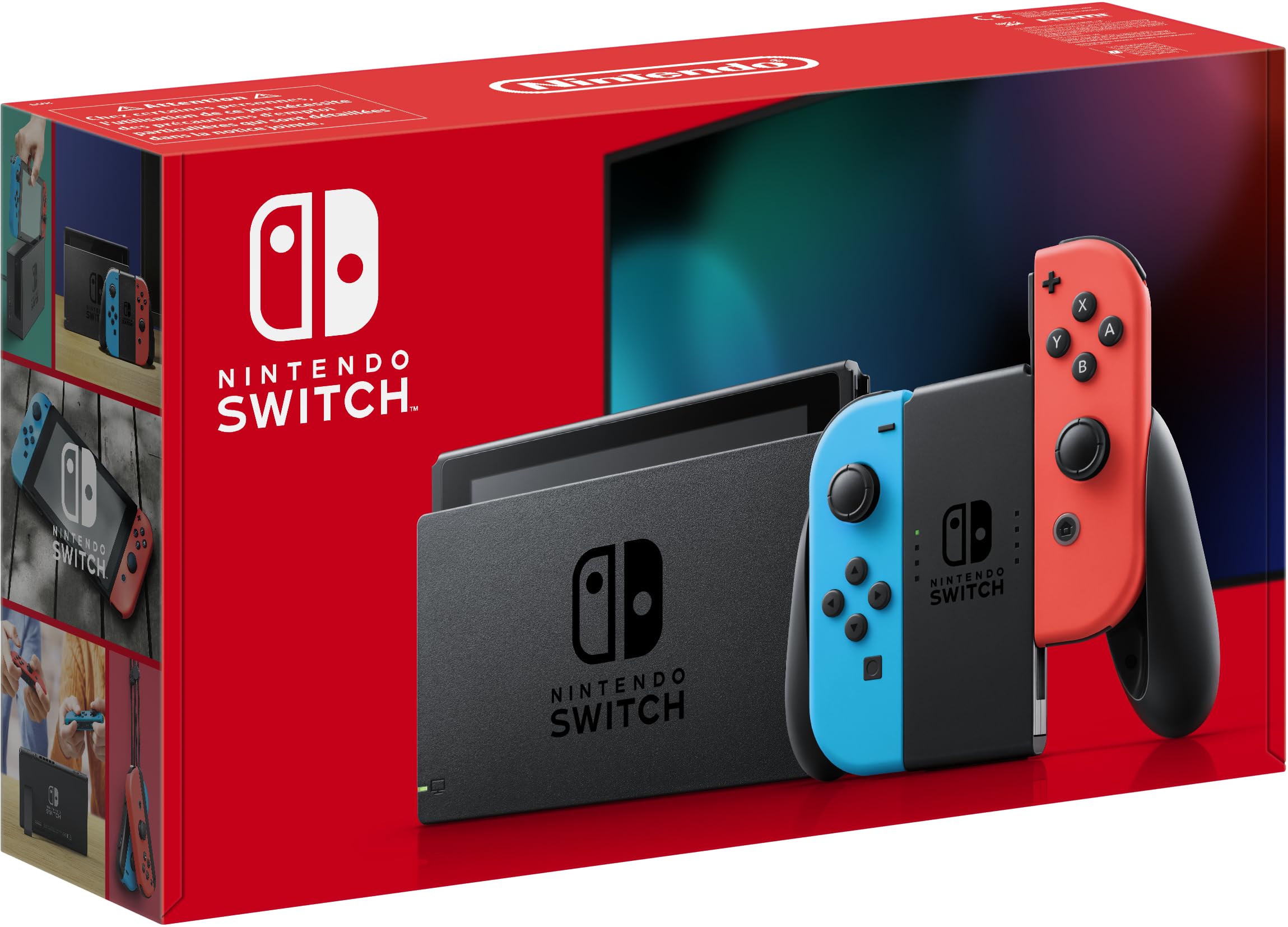 Photo 1 of Nintendo Switch Portable Game Console 15.8 Cm (6.2") 32 Gb, W128280283 (15.8 Cm (6.2) 32 Gb Touchscreen Wi-Fi Blue, Grey, Red)