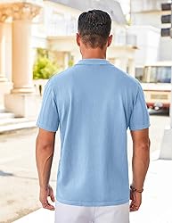 COOFANDY Men's Shirts Short Sleeve Button Down
