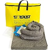 Stardust Spill Products D715 Quick Response II Spill Kit Includes Yellow Duffle, 15 Universal Sorbent Pads, 2 Universal Sorbe
