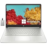 HP Premium 14" Stream HD BrightView Laptop, Intel Celeron N4120 Processor, 8GB RAM, 64GB eMMC, Webcam, Intel UHD Graphics, Bl