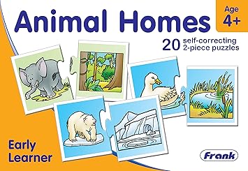 Frank Animal Homes Puzzle for 4 Year Old Kids and Above