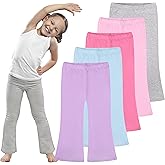 FEQO Toddler Girl Flare Pants Baby Girl Cotton Leggings Bell Bottoms Size 18M-5T