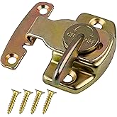 Brass Plated Table Leaf Lock - Dining Table Leaf Latches - Table Buckle Connectors - Table Locks for Leaves - Antique Furniture Hardware | TT1-SB