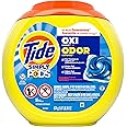 Tide Simply Pods Odor Rescue Liquid Laundry Detergent Pacs, 3 in 1 Powerful Detergent, Fresh Scent, 55 Count