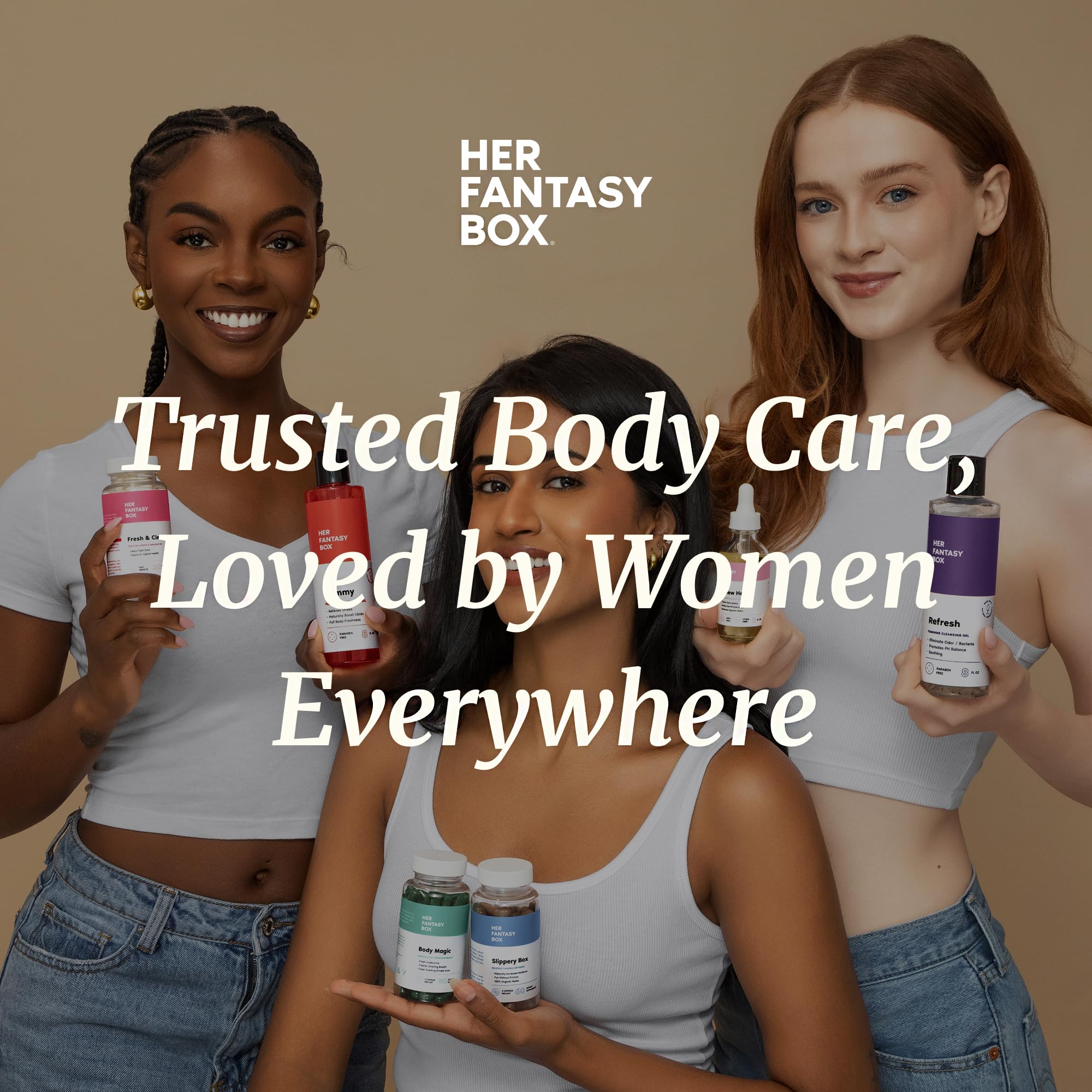 Her Fantasy Box Renew Her | Natural Rejuvenating Yoni Oil for Dark Spots, Ingrown Hair, and Skin Brightening - Nourishing, Moisturizing Formula for All Skin Types