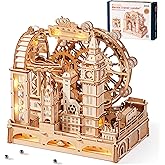 ROKR 3D Wooden Puzzles for Adults,Marble Travel London,431Piece 3D Puzzles,Marble Run Gift for Adults