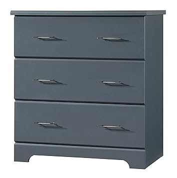 Amazon Com Storkcraft Brookside 3 Drawer Chest Gray Kids Bedroom