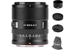 VILTROX AF 85mm F2.0 EVO Z Lens for Nikon Z-Mount, AF 85mm f/2 Z, Prime Wide Angle Lens Compatible with Nikon Z Mount Cameras