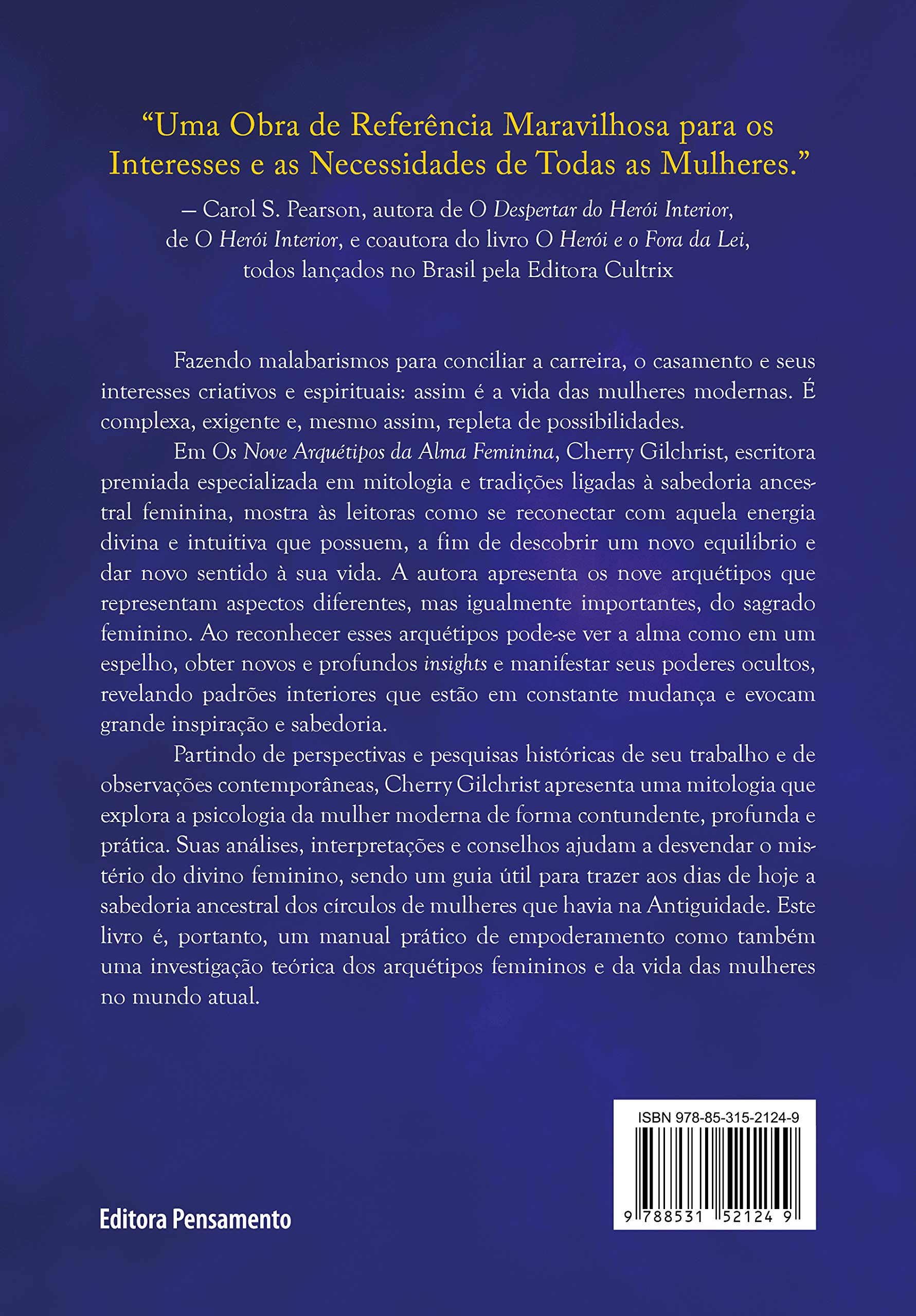 'Os Nove Arquétipos da Alma Feminina' por Cherry Gilchrist