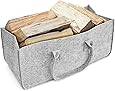 YRHome 2 sacchetti in feltro per legna da ardere, 55 x 30 x 40 cm, pieghevole, i