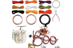 BoFUN Wire Craft Kit for Adults, Teens Halloween DIY Wire Art Crafts Set for Home Gatherings, Birthday Party Group, Holiday Parties, Women Birthday, Mother's Day Gifts, Handmade Home Decor (Halloween)