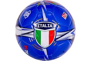CLASICO Italia Soccer Ball – Official Size 5, Tricolor Design, Ages 14+, with Pump & Needle