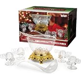 ICUP Christmas Vacation Punch Bowl Set with Ladle and 4 Shot Glasses | Officially licensed National Lampoon's Christmas Vacation punch bowl set with ladle &amp; 4 cups &mdash; holiday party fan gift.