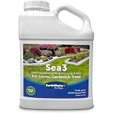 EarthWorks for Home Sea3 Soil Conditioner, Liquid Fertilizer, 1 Gallon | Organic, Humic Acids, Kelp &amp; Molasses for Healthier Lawns, Vibrant Gardens &amp; Resilient Plants