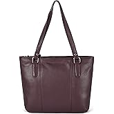 Leather Purse For Women - Real Leather Tote For Women - Ladies Shoulder Handbag For Work, Travel, Casual Use