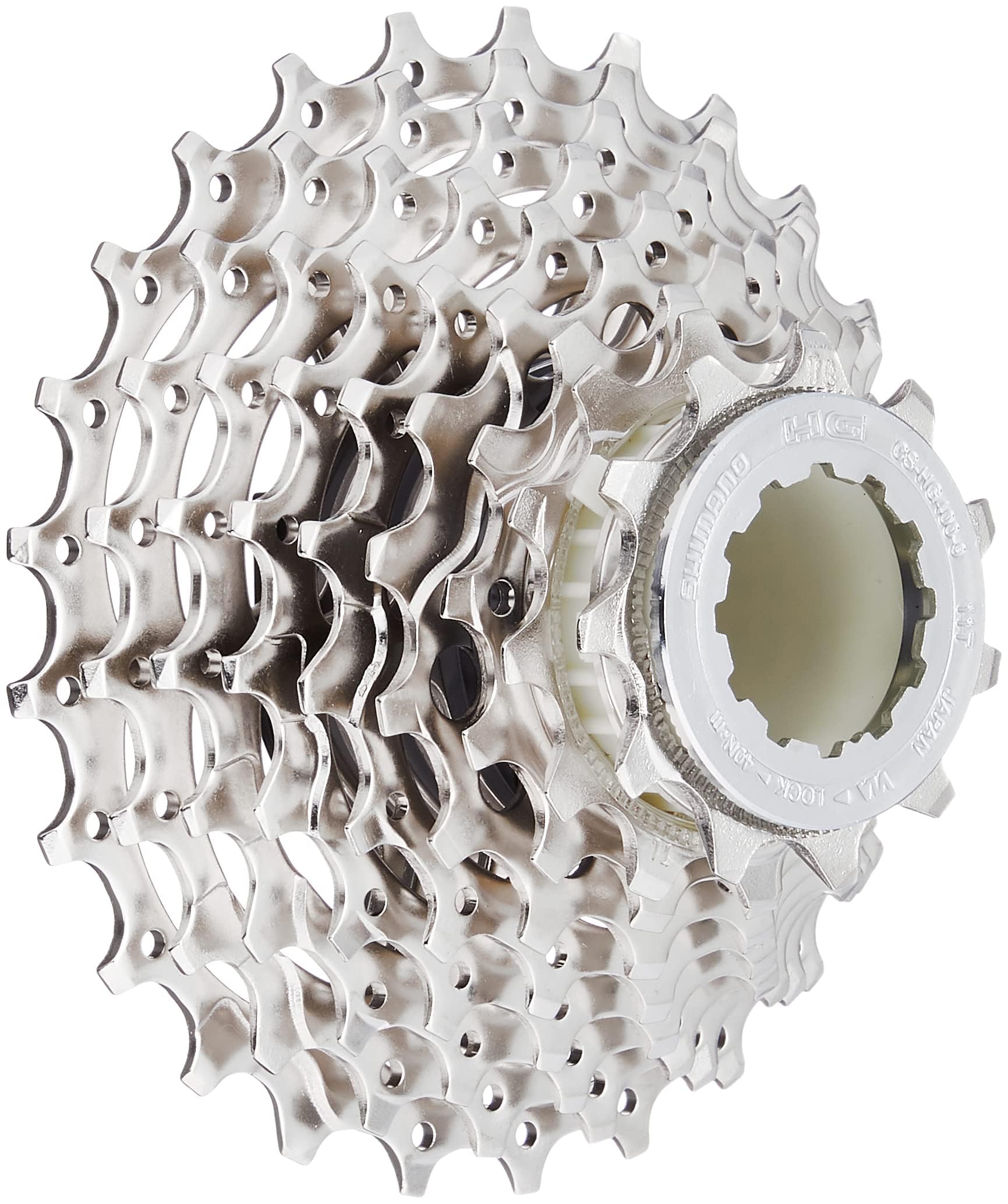SHIMANO CASSETTE HG400 9 speed 11-25, silver, blackone