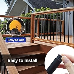 BLIKA 50 Pack 36" Aluminum Deck Balusters with