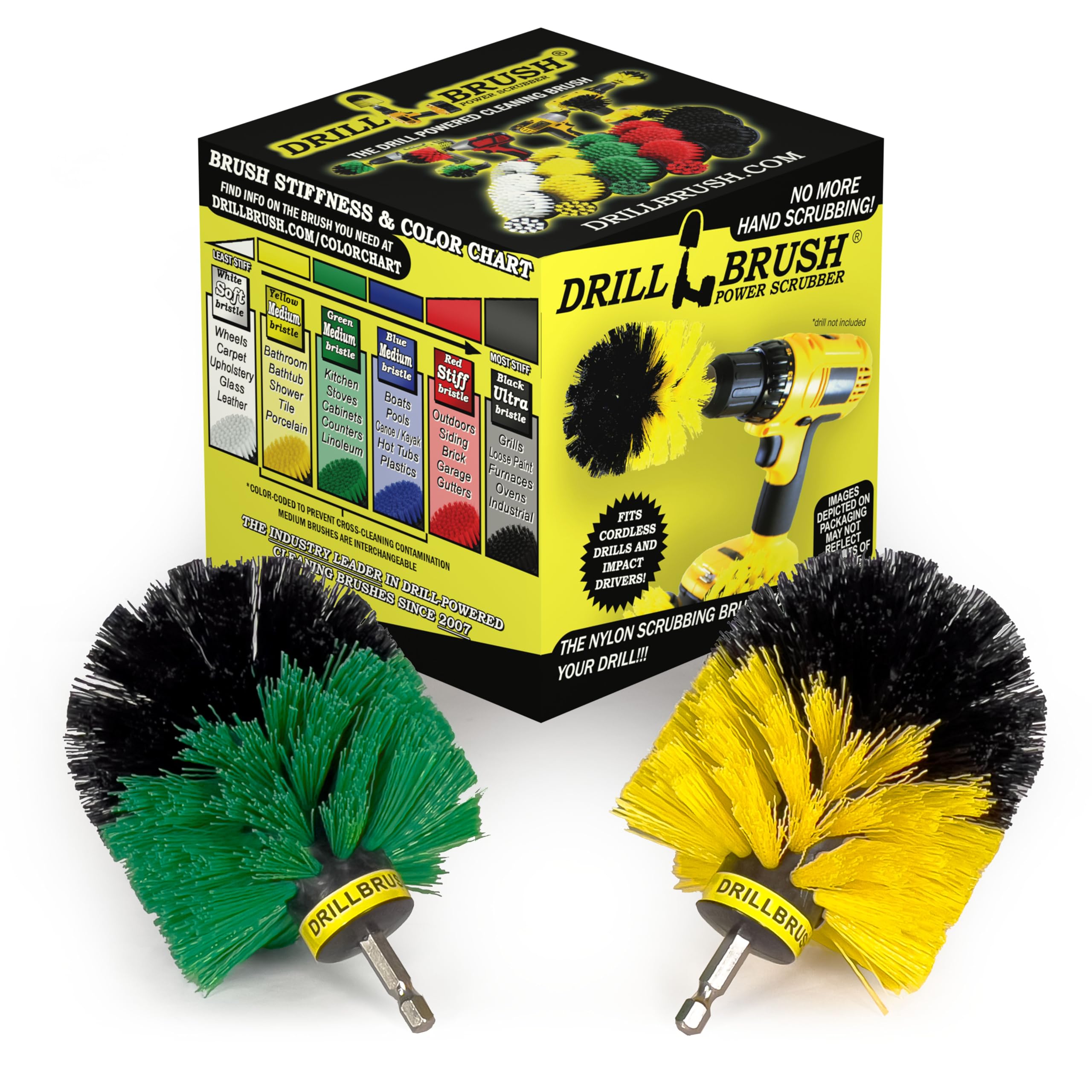 Kitchen Accessories - Pots and Pans Set - Spin Brush Kit - Grout Cleaner - Cleaning Supplies - Bathroom Accessories - Soap Scum, Hard Water Stains, Mineral Deposits, Calcium Build-up, Rust Stains