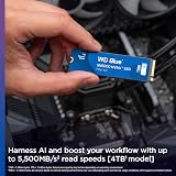 Western Digital WD Blue SN5000 1TB M.2 NVMe PCIe Gen4 SSD 5150 MB/s view 2