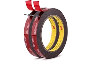 Double Sided Tape Heavy Duty Mounting Tape 1/2" x 18Ft 5925 Strong Adhesive for Reliable Bonding Waterproof Foam Tape for Hom