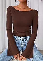 PRETTYGARDEN Women's Long Sleeve Shirts 2025 Fall