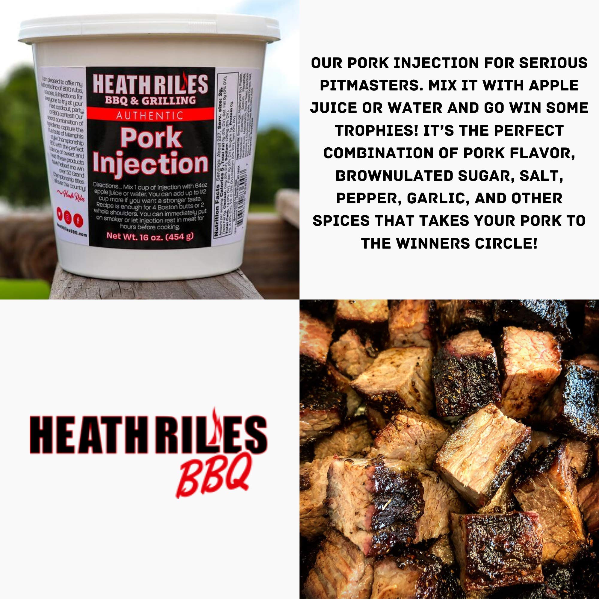 Heath Riles Bbq Pork Injection Champion Pitmaster Recipe Award