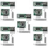 QCCAN 5pcs 433mhz Wireless RF Transmitter and
