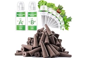 DUKARS 50 Pack Grow Sponges, Seed Pods Replacement Root Growth Sponges for Hydroponics, Seed Starter Pods Hydroponic Sponges Compatible with Aero Garden