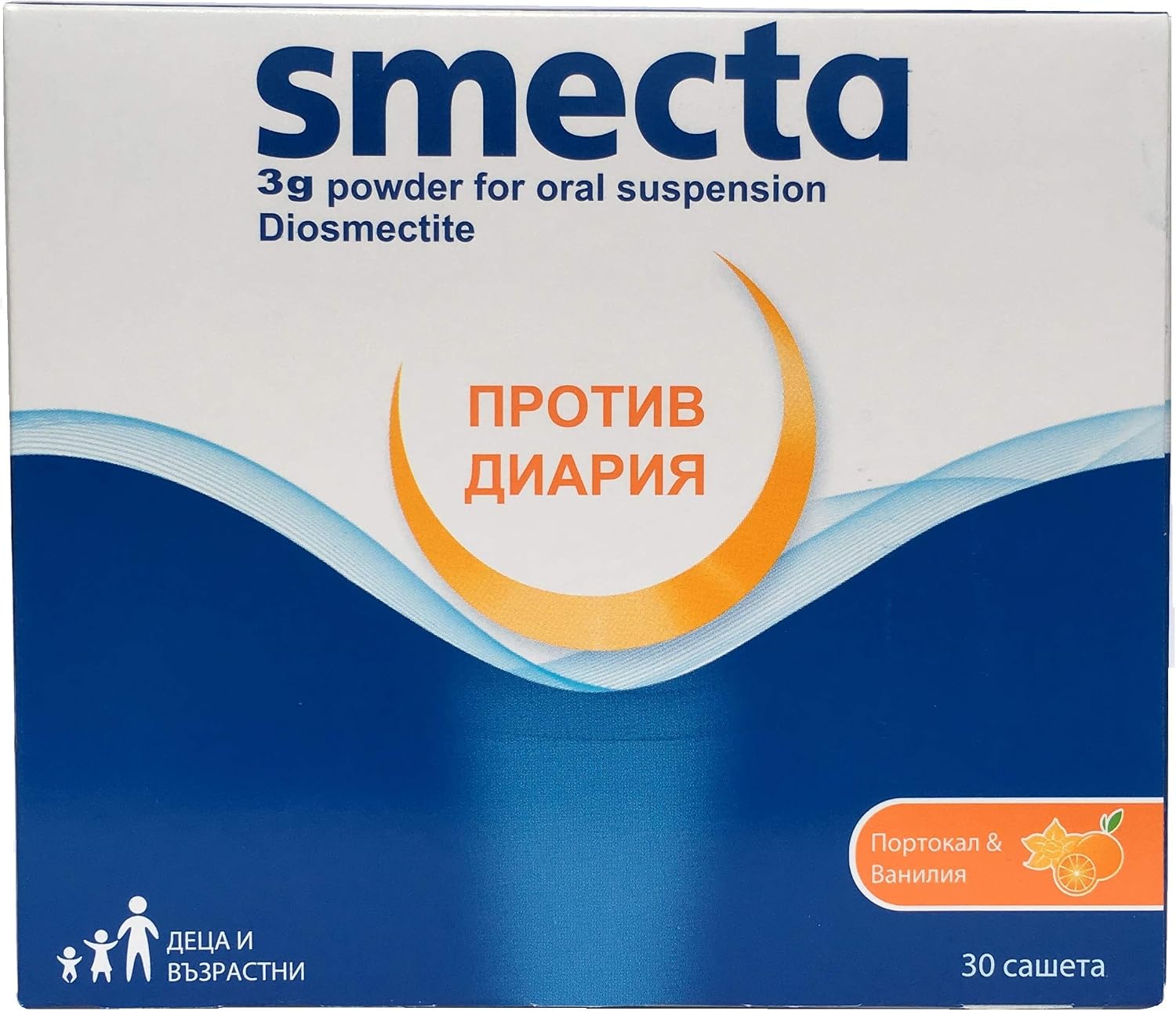 Vicmama smecta 30 sachets. a new step in treating diarrhoea -powder for oral suspension by smecta, 30 Count (Pack of 1)