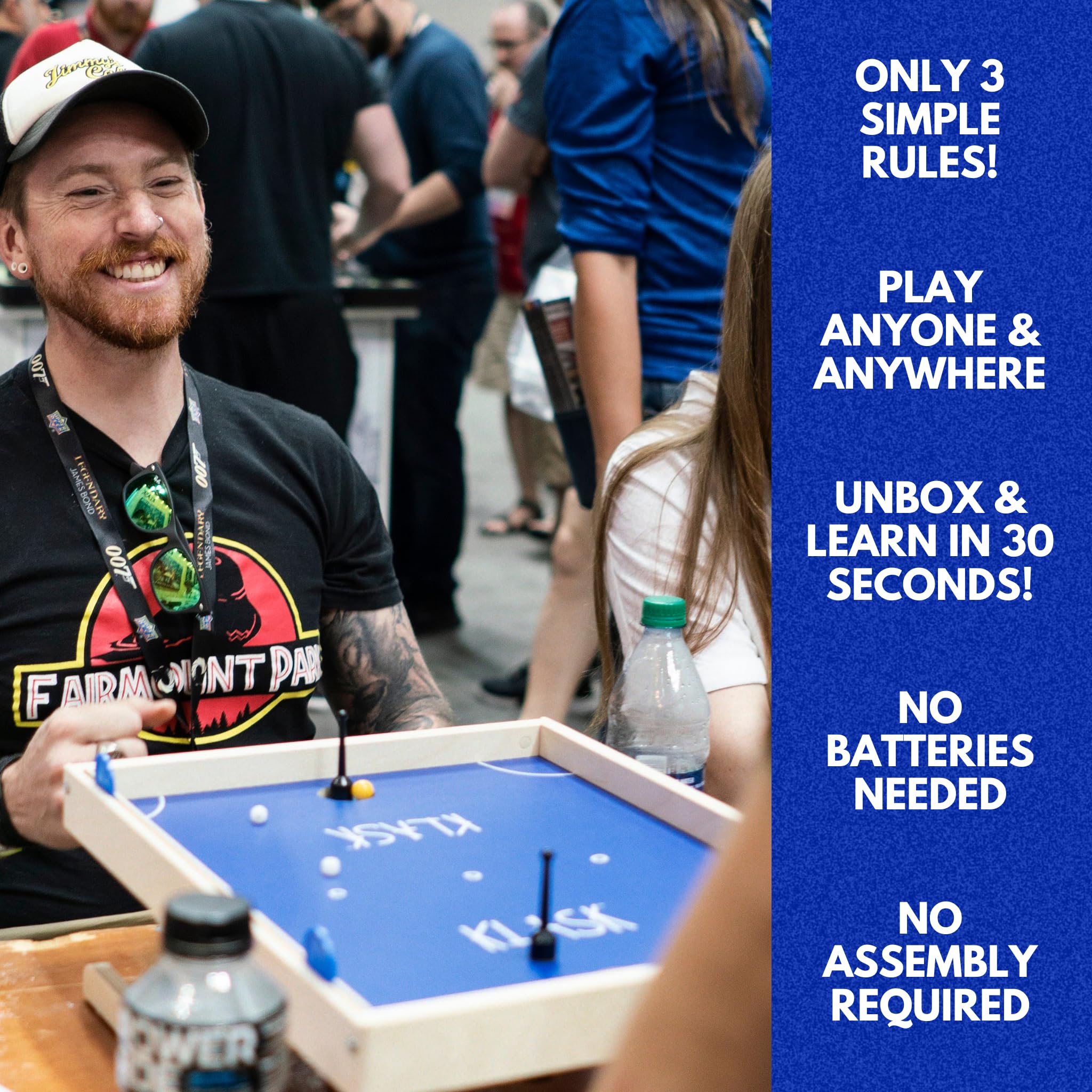 KLASK: The Magnetic Award-Winning Party Game of Skill - for Kids and Adults of All Ages That