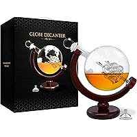 Whiskey Decanter Globe Whiskey Globe Decanter and Glass Set Antique Handblown Ship Decanter Certified Safe Great Whiskey…