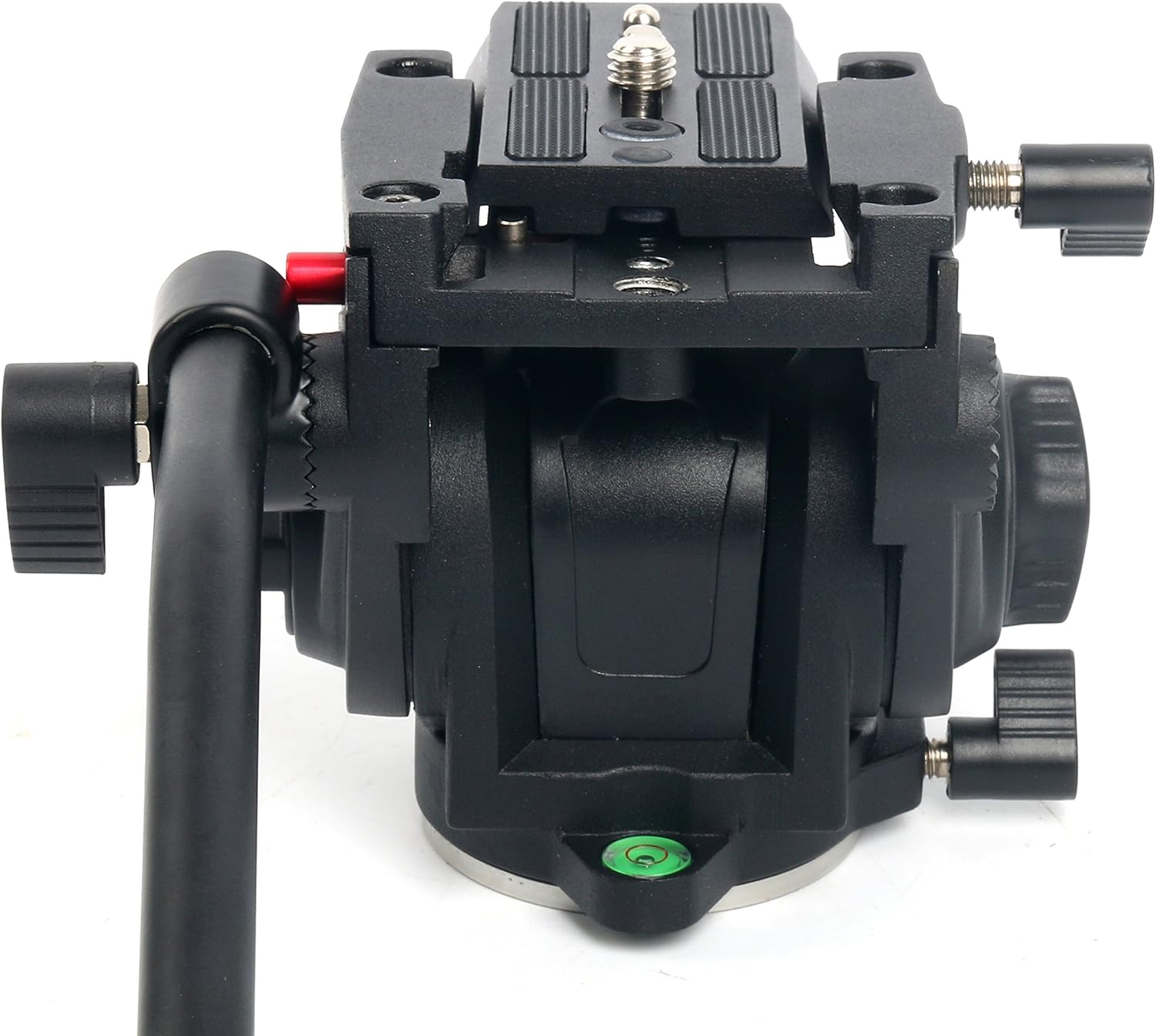 YaeCCC KINGJOY VT-3510 Heavy Duty Video Camera Tripod Fluid Drag Pan Head Sliding Plate 1/4" 3/8" Screws Compatible with Canon Nikon Sony DSLR Camera Camcorder Shooting Filming : Camera & Photo