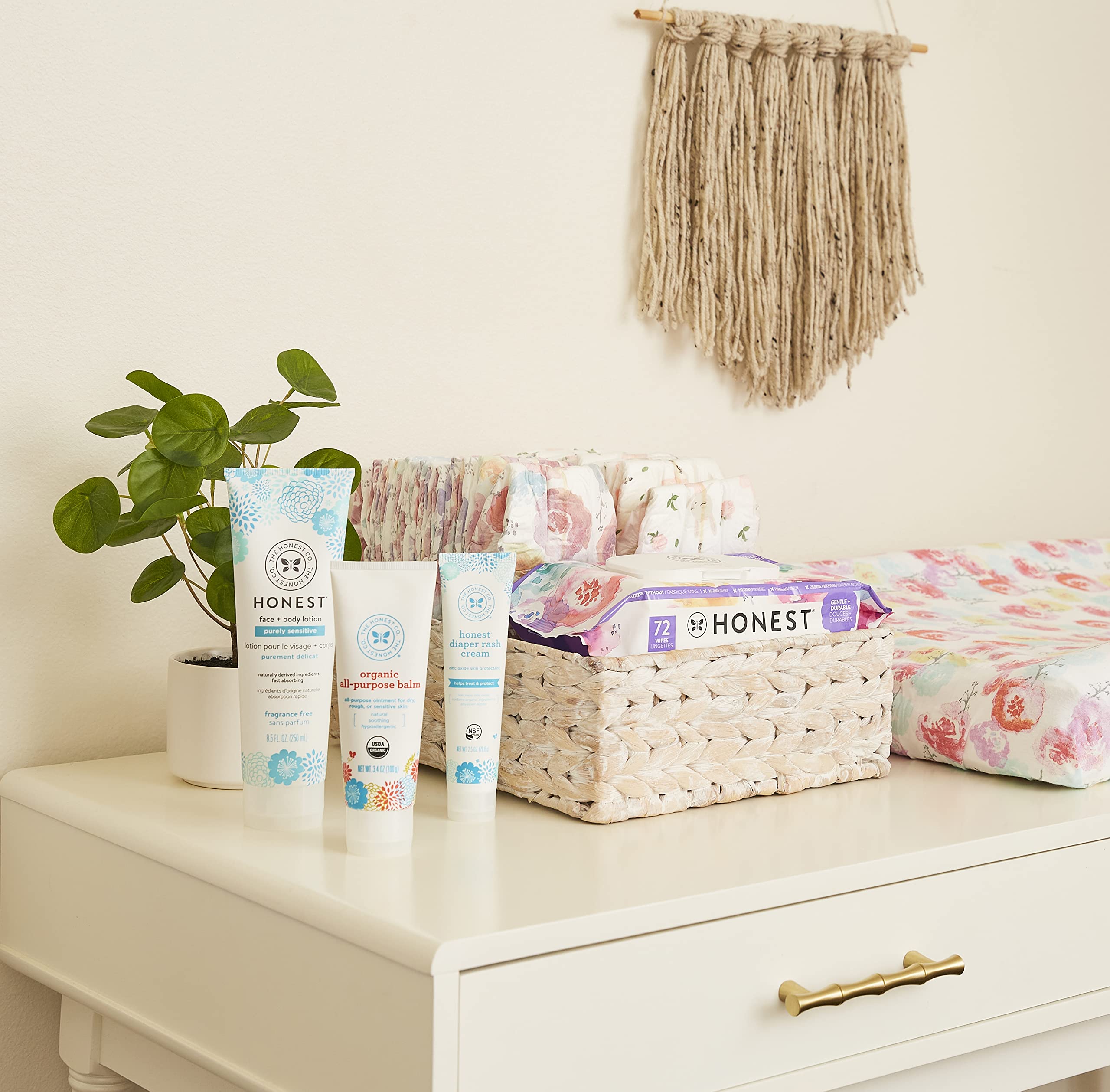 The Honest Company Diaper Rash Cream + All Purpose Balm Bundle | Soothes + Protects | Hypoallergenic + Cruelty Free | 2.5 oz, 3.4 oz