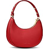 Vantamo Crescent Bags For Women with RFID Protection, Half Moon Clutch Purses for Women with Anti-Theft Clip for Extra Safety