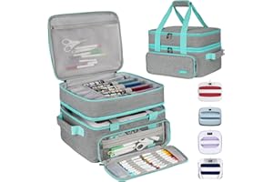 LEFOR·Z Carrying Case Compatible with Cricut EasyPress 2/Cricut EasyPress3 (9"x9",10"x10",12"x10"),Double-Layer Heat Press Machine Storage Bag Fits for Htvront(10"x10"),Tools and Accessories,Easy Press Mat