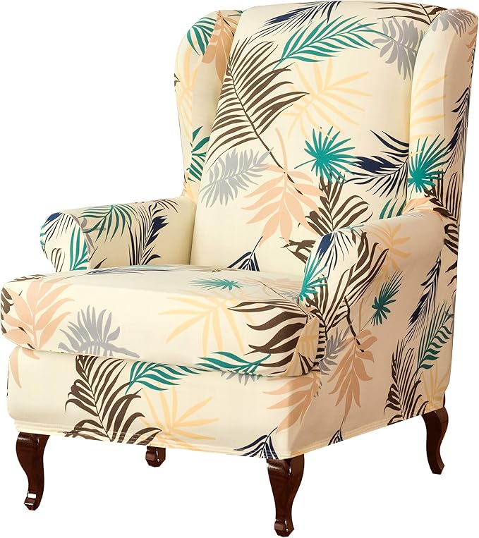 subrtex Wingback Chair Slipcovers Stretchy Wing Armchair Covers