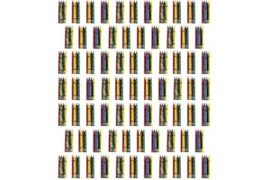 CRAYTASTIC! Craytastic 75 Sets of 4-Packs in Cello (300 Total Premium Bulk Crayons in Individual Packs) - Safety Tested & Non-Toxic - Restaurants, Birthday Party Favors, Schools, Crafts