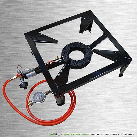D/H 10,5 KW 4 Fuß Profi Gaskocher Hockerkocher Gas Kocher Campingkocher Outdoor