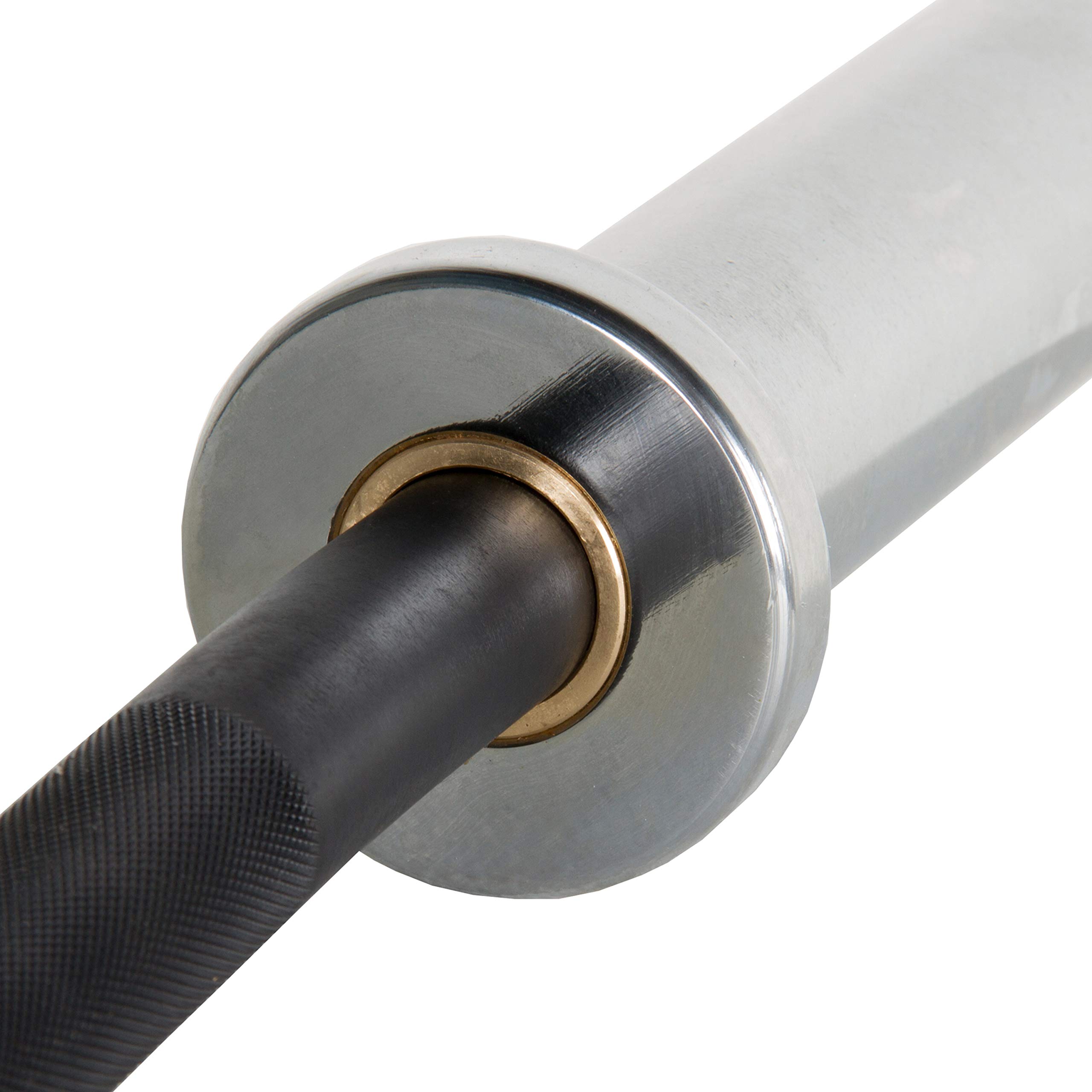 XMARK LUMBERJACK EZ Curl Bar, Olympic Bar, Use with 2" Weights, 400 lb