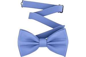 Adam Young Men's Bow Ties Pre-Tied Style Formal Satin Classic Bowtie for Tuxedo Faux Silk