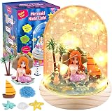 Dislocati Mermaid Night Light for Kids 3-8 Arts and Crafts Gift Box